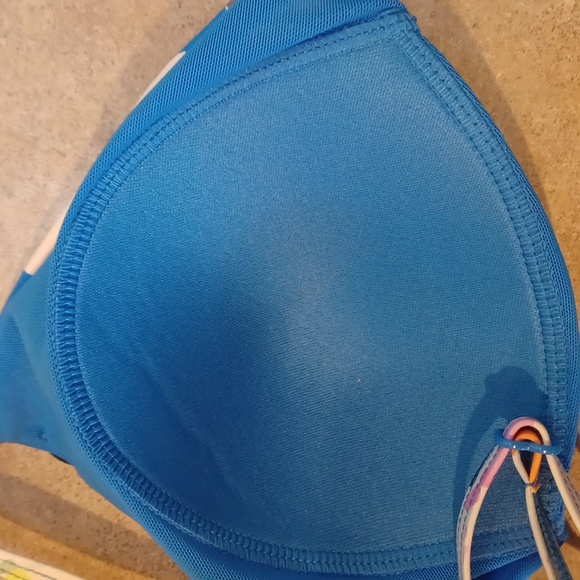 NWOT Niptuck Swim Multi-Colored Peonies Bikini Top - Picture 7 of 10